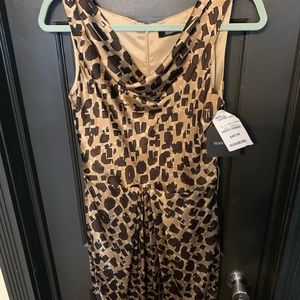 Ellen Tracy leopard print dress